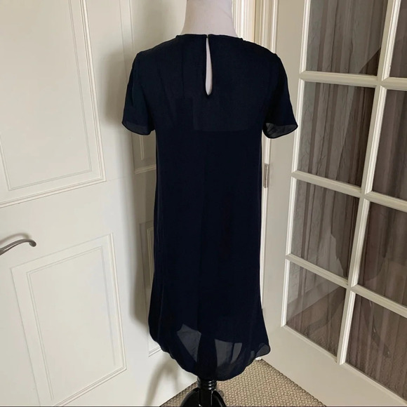 New Jenni Kayne Silk Tie Slip Dress Dark Navy NWT Designer Classic Women’s XS - Picture 7 of 13